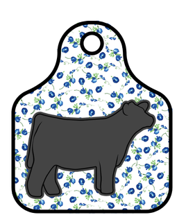 4x4 Show Steer Ear Tag Sticker