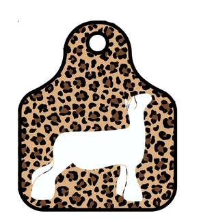 4x4 Show Lamb Ear Tag Sticker