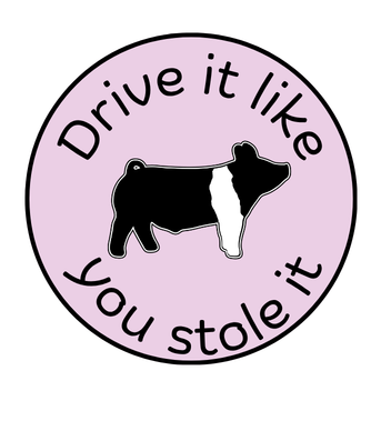 3x3 "Show It Like You Stole It" Show Animal Sticker