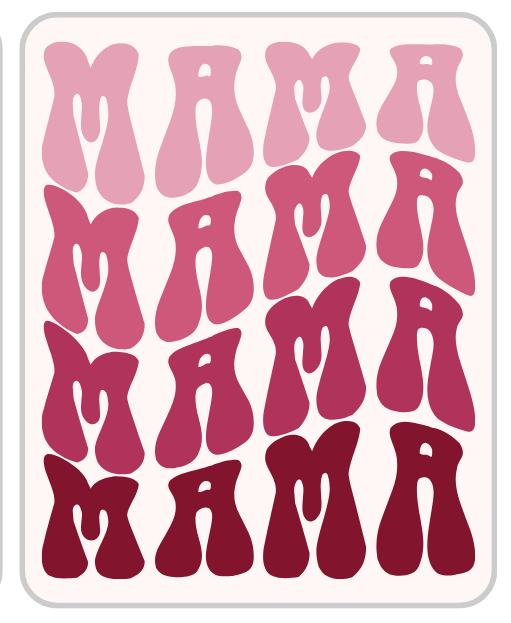 Pink MAMA Sticker