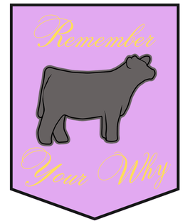 2x3 "Remember Your Why" Show Animal Sticker
