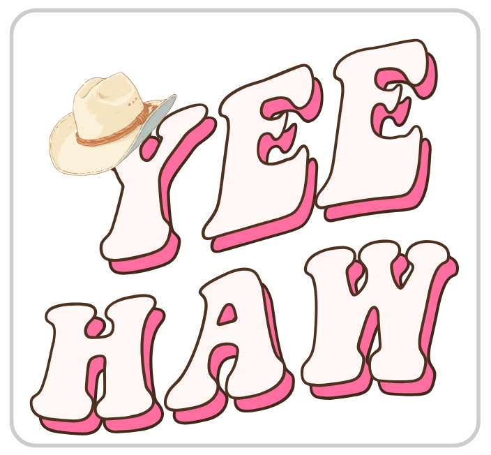 Yee Haw Sticker